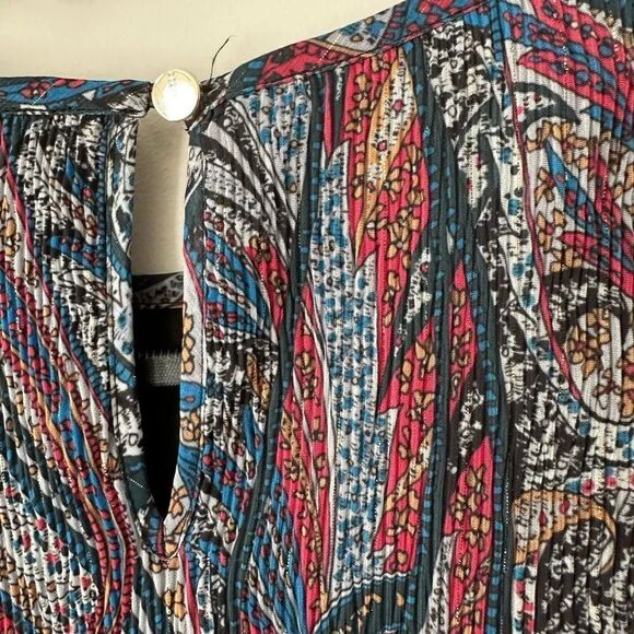 Ted Baker London Women's Beaatha Pleated Lined Paisley - Picture 5 of 7